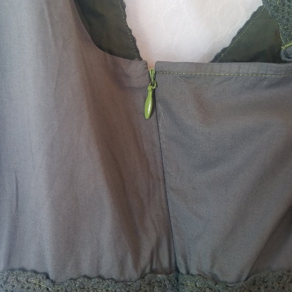 Women's Green Garnet Hill Dress (Size 10) - Picture 4 of 6